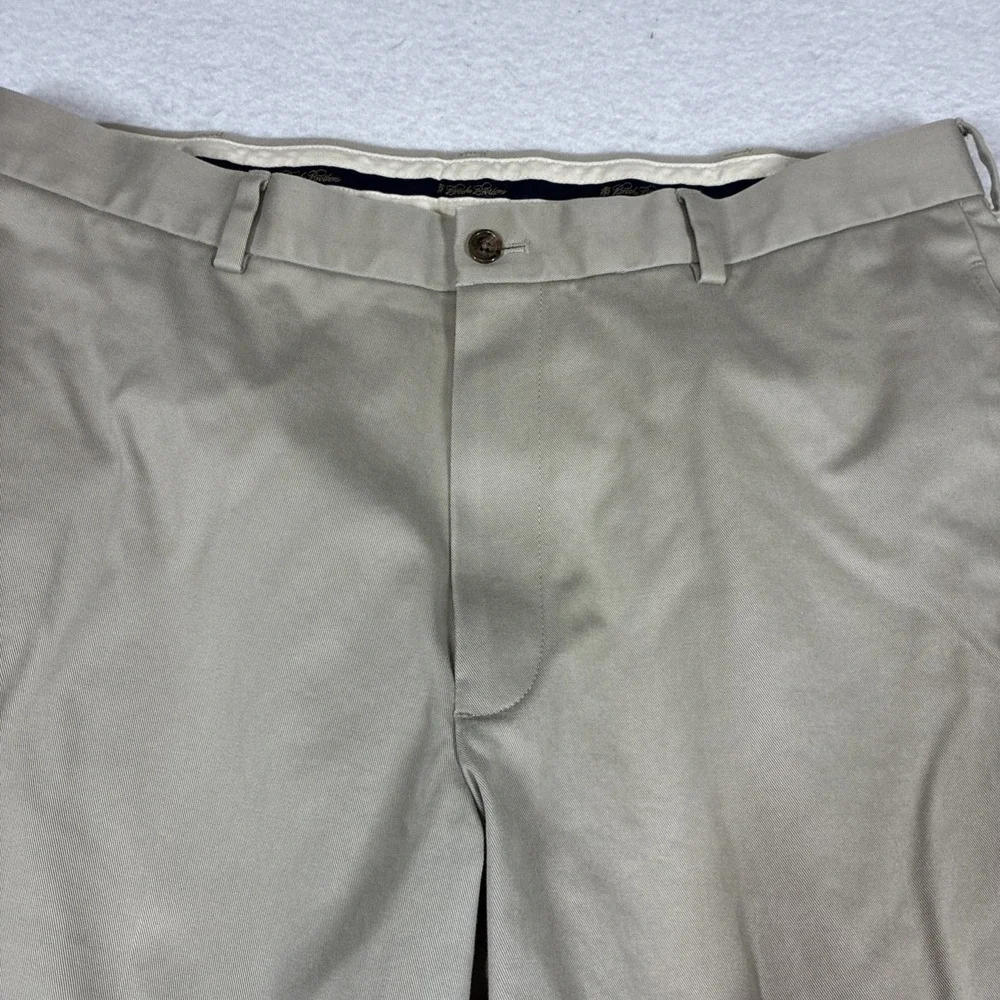 Brooks Brothers Advantage Chino Hudson Khaki Mens Size 37x30 Preppy Business